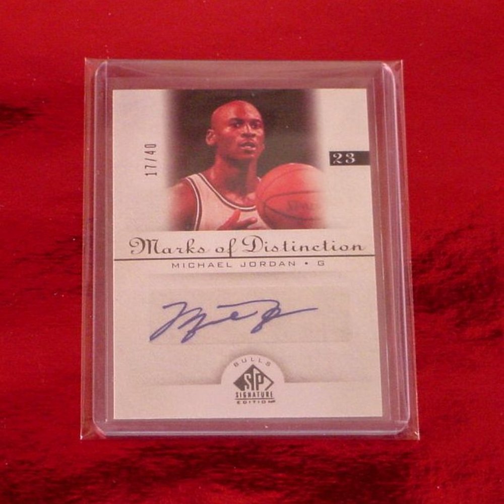 Michael Jordan Autograph Card